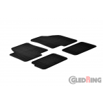Original Gledring Passform Fußmatten Gummimatten 4 Tlg. - Kia Soul 2009-2014